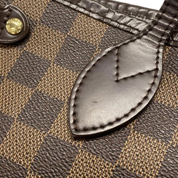 LOUIS VUITTON Neverfull PM Ebene Damier Tote Bag 960-071925 - Picture 8 of 14